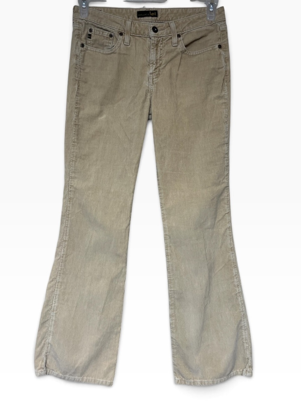 LEI Y2K vintage tan corduroy low rise flare leg pants